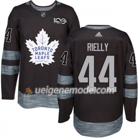 Herren Eishockey Toronto Maple Leafs Trikot Morgan Rielly 44 1917-2017 100th Anniversary Adidas Schwarz Authentic